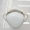Korean-style simple pearl crown, headband design for stable wearing, suitable for main yarn and photo shoots Item Picture